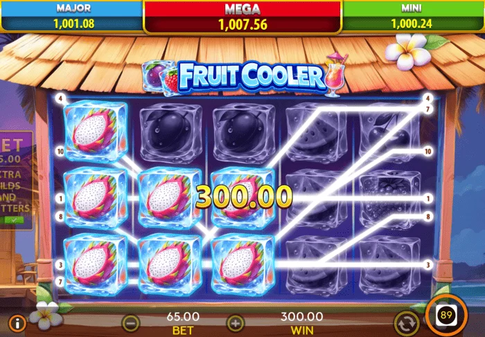 Fruit Cooler basisspelwinst